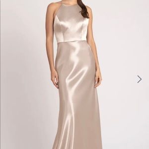 Jenny Yoo Alessia Pale Gold bridesmaids dress